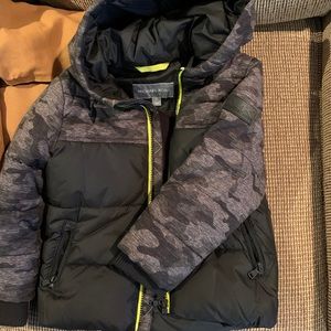 Michael Kors boys 3T hooded camp puffer jacket